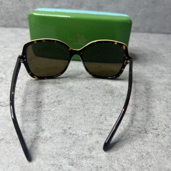 Kate Spade Adamina X43P Sunglasses Tortoise/Brown Square - Picture 8 of 14